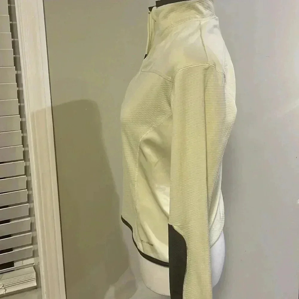 [XS]Columbia Titanium WMN Yellow Activewear 1/4 zipper PullOver TurtleNeck Shirt - Picture 5 of 7